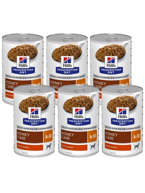 HILL'S PD Prescription Diet Canine k/d 6x350g - puszka