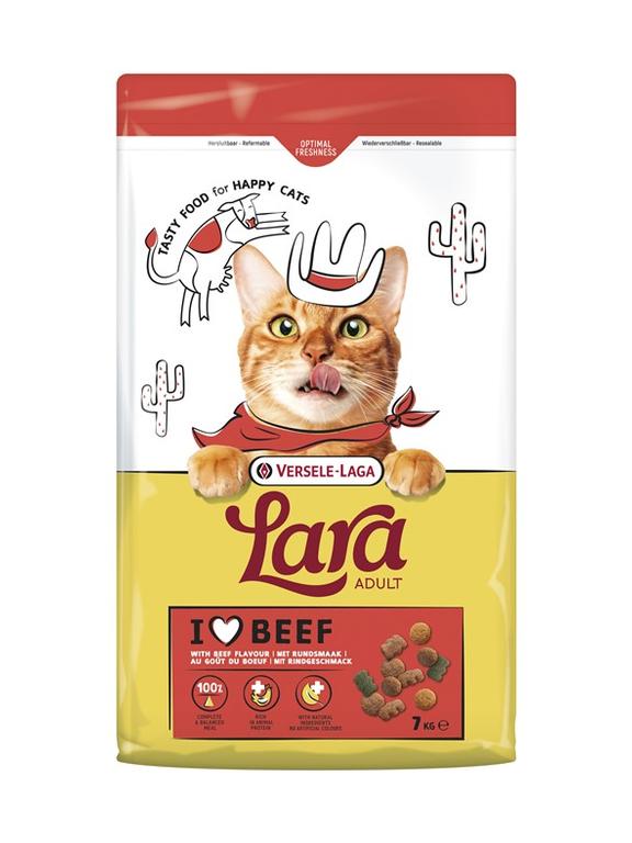 VERSELE-LAGA Lara  Adult Beef 7kg - karma dla kotów dorosłych o smaku wołowiny