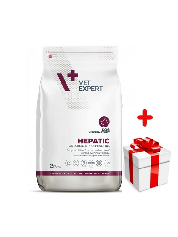VETEXPERT Hepatic Dog 2kg + niespodzianka dla psa GRATIS!