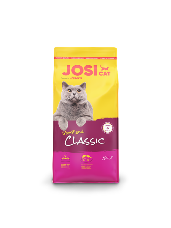 JOSERA JosiCat Classic Sterilised 10kg + niespodzianka dla kota GRATIS!