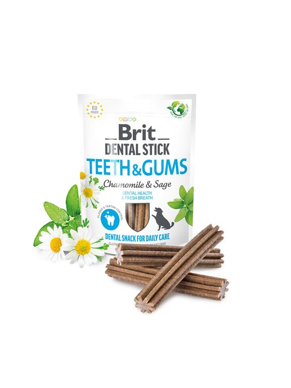 BRIT CARE Dog Dental Stick Teeth & Gums with Chamomile & Sage 7szt (251g)