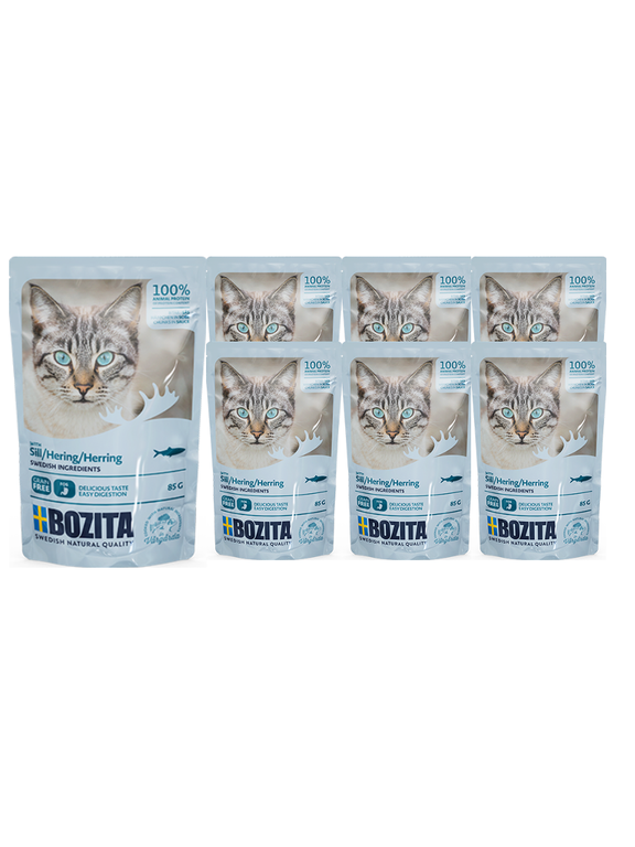 BOZITA Kawałki w sosie ze śledziem (saszetka) 12x85g