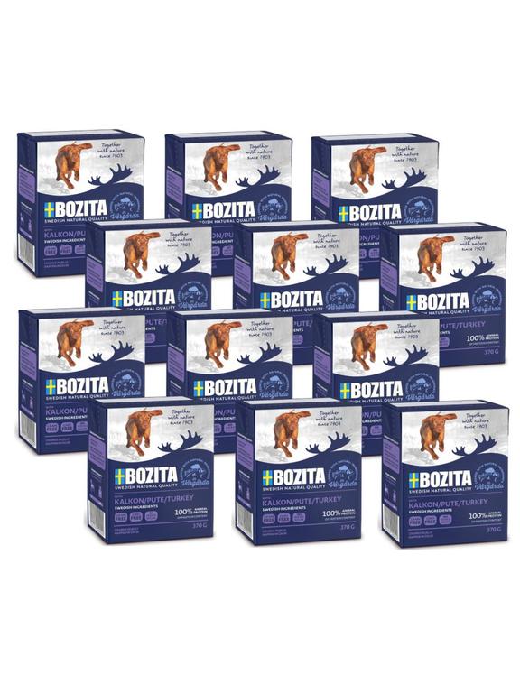 BOZITA Dog: Indyk w galarecie 12x370g