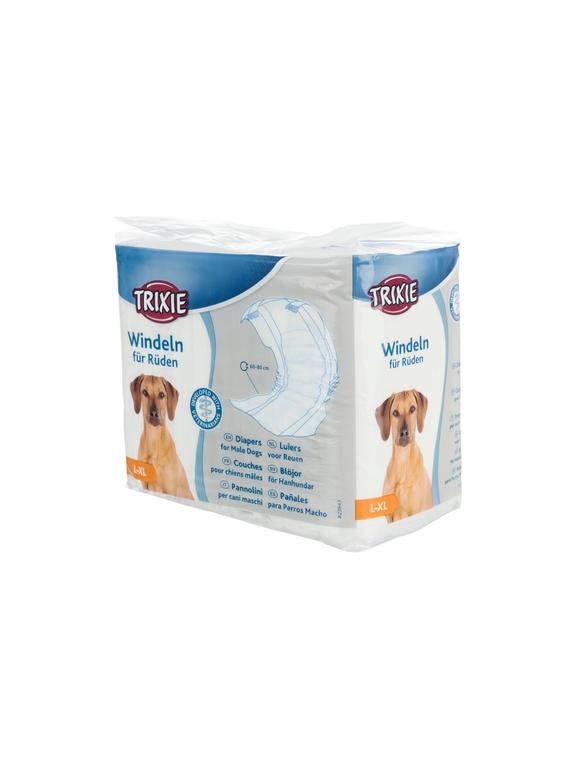 TRIXIE Pieluchy dla dorosłych psów 12 sztuk L–XL 60–80 cm