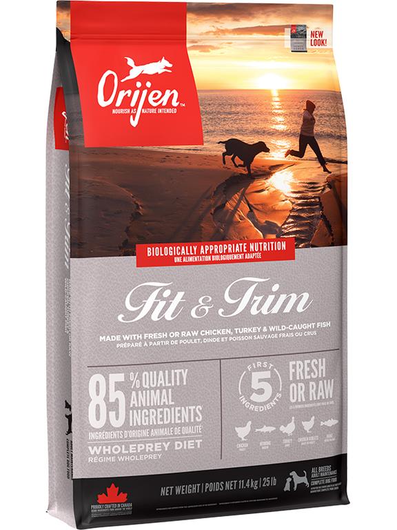ORIJEN Fit & Trim Dog 11,4kg + niespodzianka dla psa GRATIS!