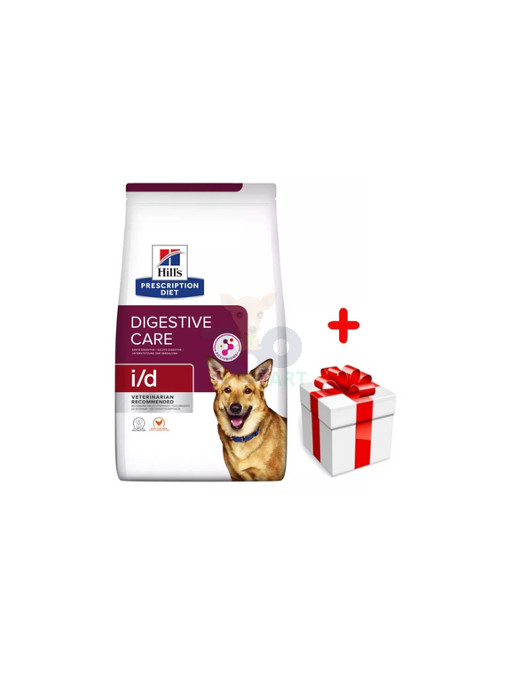 HILL'S PD Prescription Diet Canine i/d 4kg + niespodzianka dla psa GRATIS!