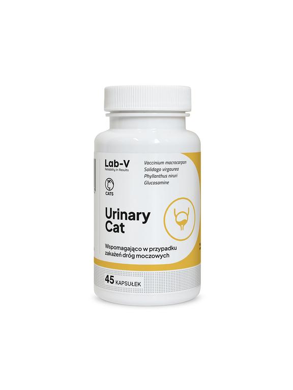 Lab-v Urinary Cat – Wsparcie układu moczowego dla kotów 45 kapsułek