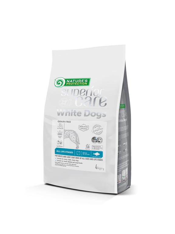 Nature's Protection Superior Care White Dogs Grain Free White Fish All Sizes and Life Stages 4kg