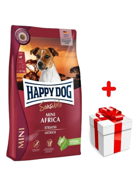 Happy Dog Mini Africa 4 kg + niespodzianka dla psa GRATIS!