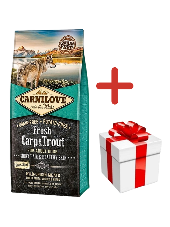 Carnilove Fresh Carp Trout Adult  1,5kg + NIESPODZIANKA DLA PSA GRATIS!!