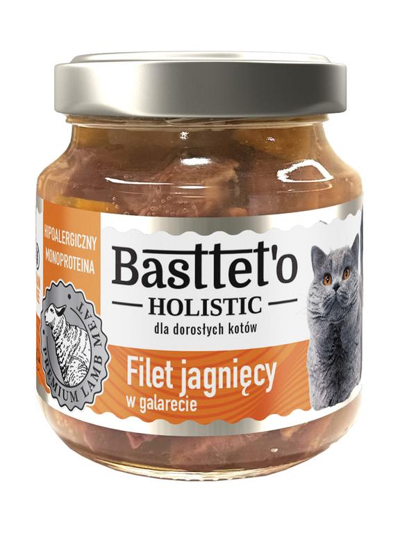 Basttet'o Holistic filet jagnięcy w galarecie dla kotów 130g