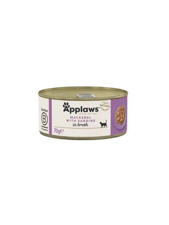 Applaws Cat Makrela i sardynki 70g PUSZKA