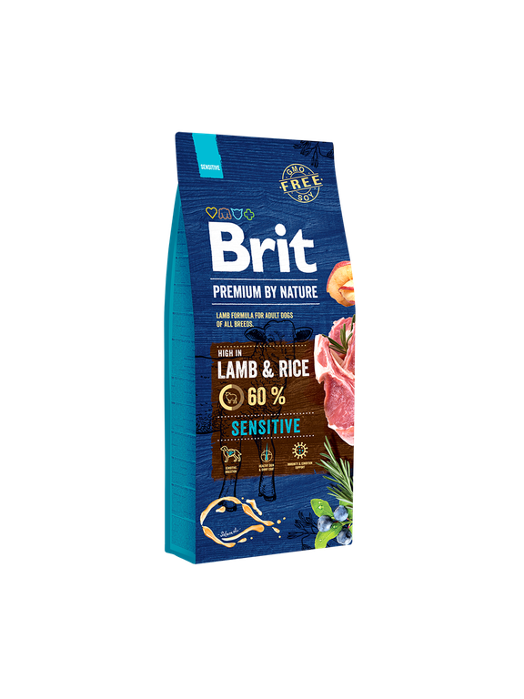 BRIT Premium By Nature Sensitive Lamb 15kg