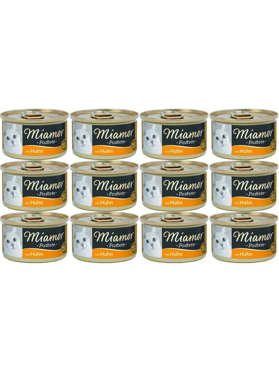 Miamor Pastete kurczak 12x85g puszka