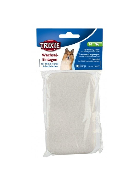 TRIXIE Wkłady do majtek ochronnych dla suczki 10szt. (rozmiar M)