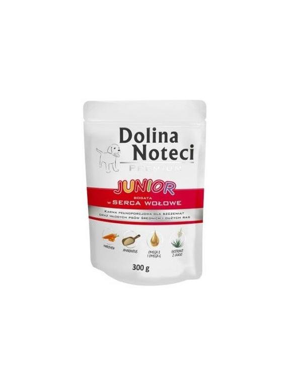 Dolina Noteci PREMIUM Junior bogata w serca wołowe 300g