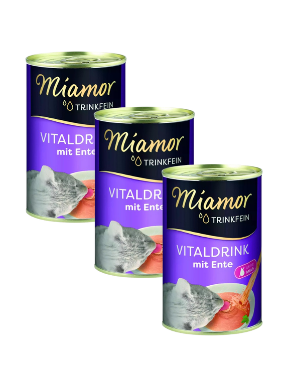Miamor VitalDrink z kaczką 3x135ml