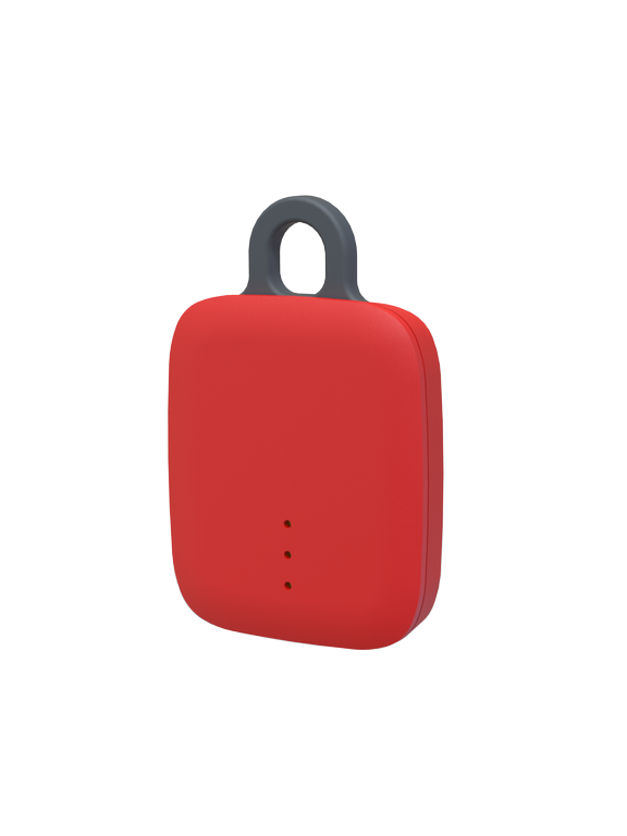 NotiOne go! - lokalizator bluetooth kolor czerwony