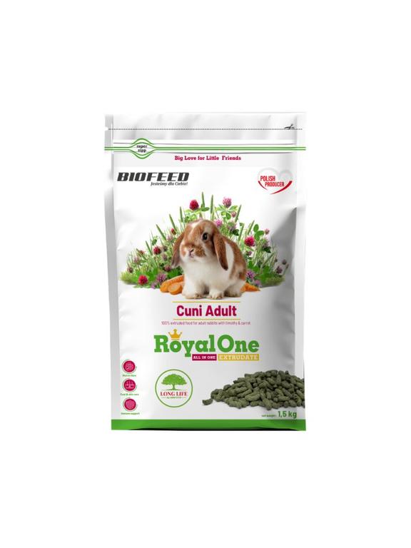 Bioofeed ROYAL ONE CUNI ADULT 1,5kg Karma dla królika