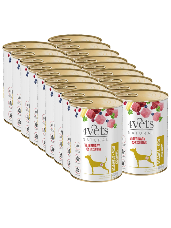 4Vets Dog Urinary Non-struvite 18x400g