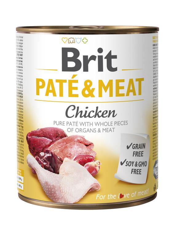 BRIT PATE & MEAT CHICKEN 800g