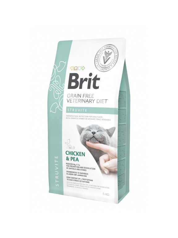 Brit gf veterinary diets cat Struvite 5kg