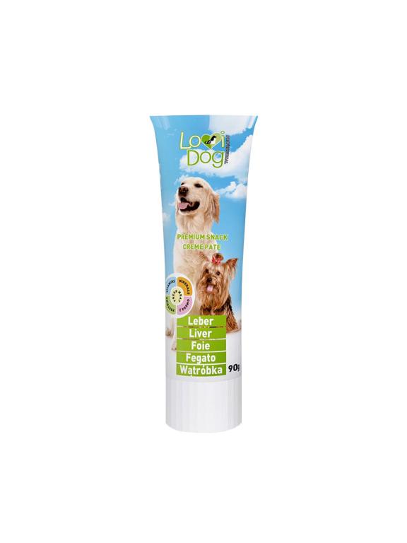 Lovi Dog Snack Creme Pate Liver - pasztet dla psa w tubce, z wątróbką i witaminami 90g