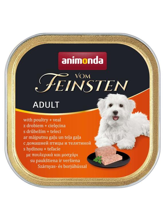 ANIMONDA Dog Vom Feinsten Adult smak: drób i cielęcina 150g
