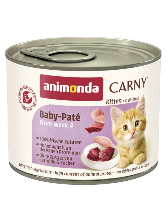 ANIMONDA Cat Carny  Baby Pate 200g