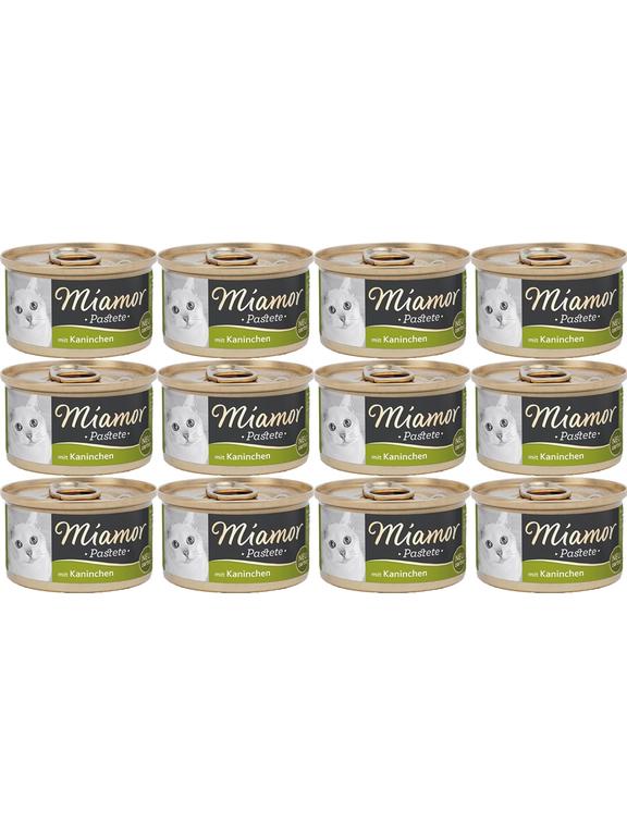 Miamor Pastete królik 12x85g puszka