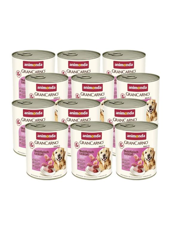 ANIMONDA GranCarno Adult Dog smak: Koktajl mięsny  12 x 800g