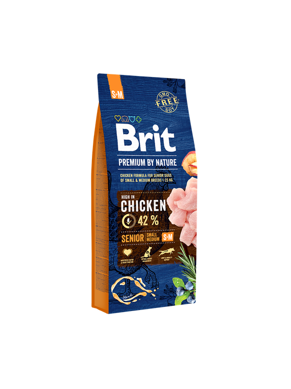 BRIT Premium By Nature Senior S+M 15kg