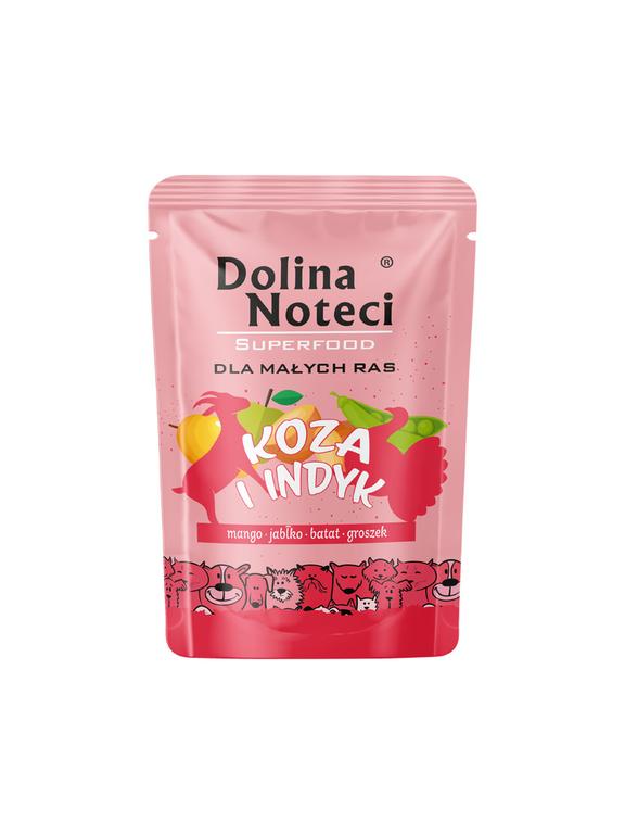 Dolina Noteci Superfood Karma mokra dla psów małych ras koza i indyk 100 g