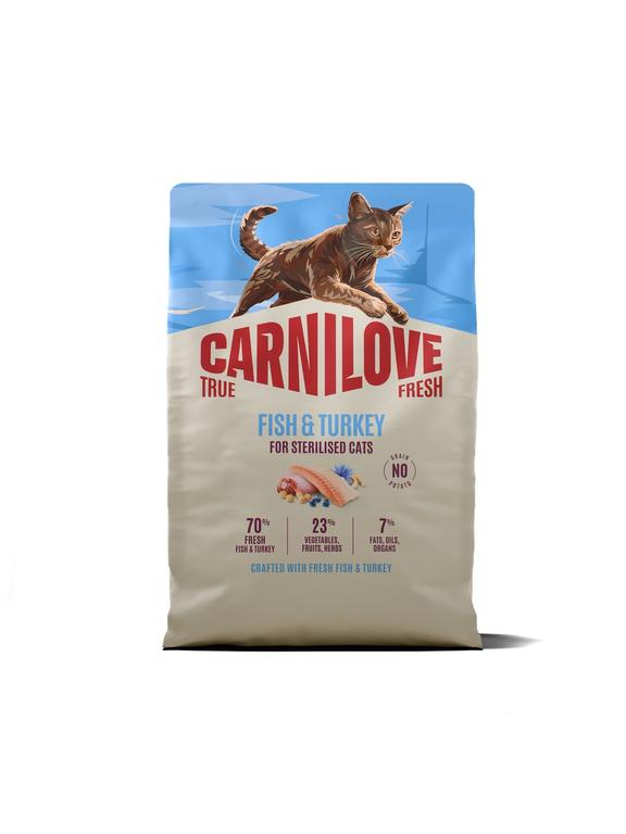 Carnilove True Fresh Cat Fish & Turkey for Sterilised Adult 6 kg