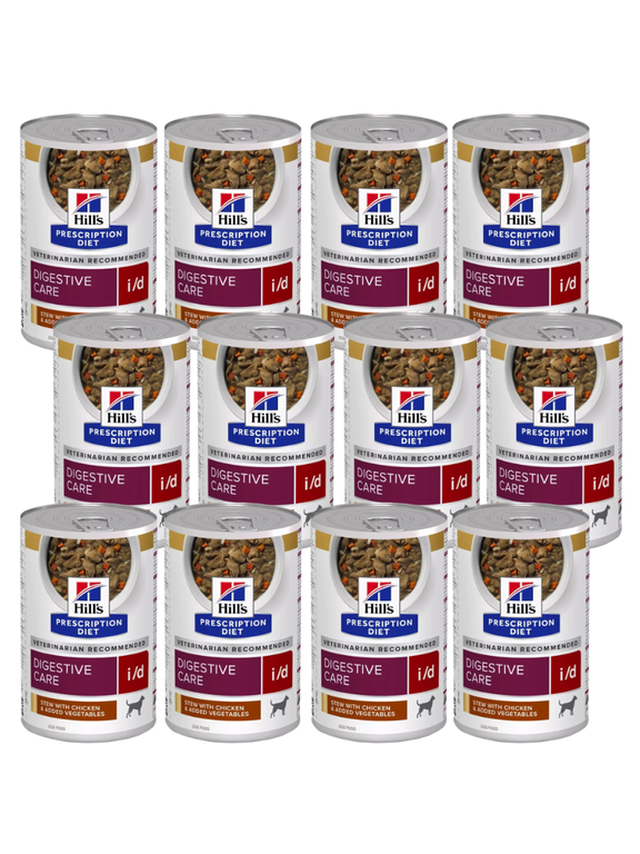HILL'S PD Prescription Diet Canine i/d gulasz 12x354g - puszka