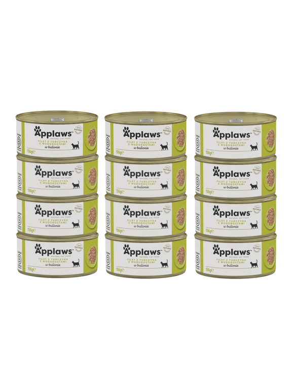 Applaws Cat Filet z Tuńczyka z Wodorostami 12x156g PUSZKA