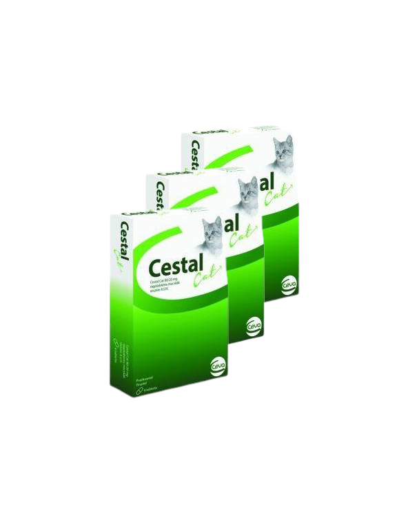 Cestal Cat tabletki na odrobaczanie kotów 6 tabletek