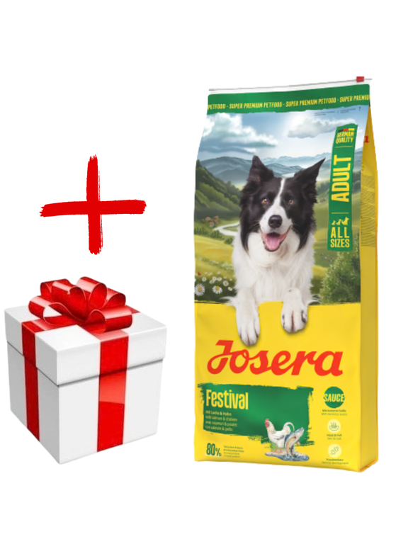 JOSERA Festival 12,5kg + niespodzianka dla psa GRATIS!
