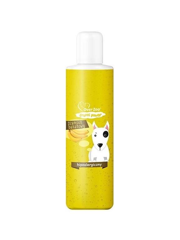OVER ZOO Szampon bananowy dla psów o wrażliwej skórze 200 ml