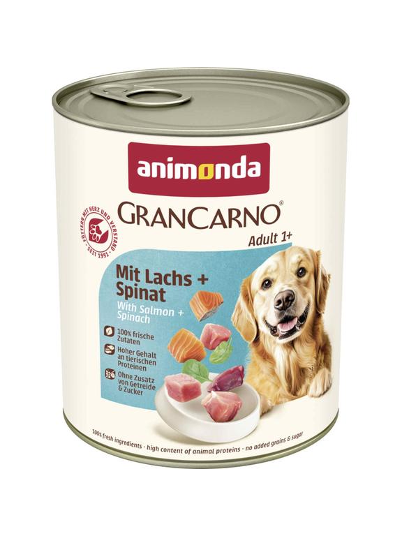 ANIMONDA GranCarno Adult Dog smak: Łosoś + szpinak 800g
