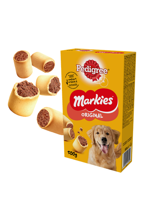 PEDIGREE® Markies™ Original 500g - chrupiące ciasteczka dorosłych dla psów