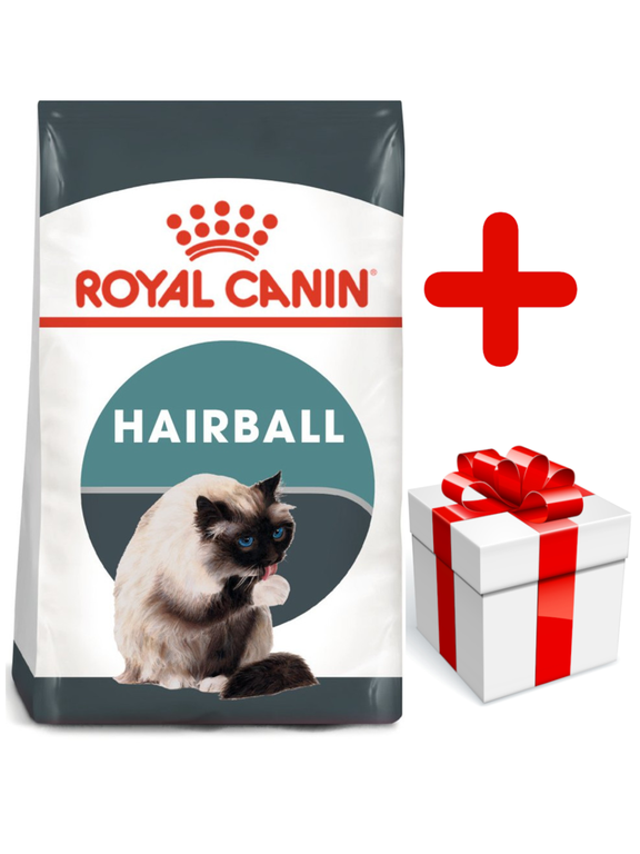 ROYAL CANIN Hairball Care 10kg karma sucha dla kotów dorosłych, eliminacja kul włosowych + niespodzianka dla kota GRATIS!