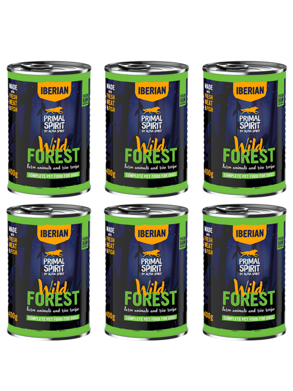 PRIMAL SPIRIT Iberian Wild Forest 6x400g puszka