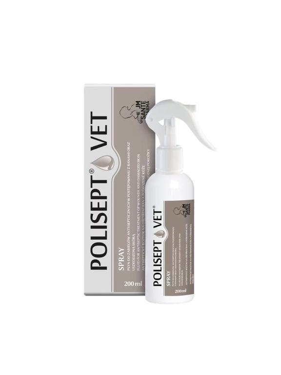 JM SANTE POLISEPT VET® SPRAY – płyn na rany dla psa i kota 200 ml