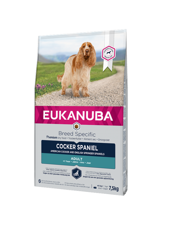 EUKANUBA Adult Cocker Spaniel 7,5kg