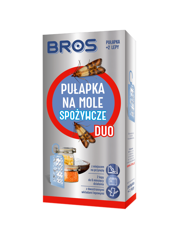 BROS Pułapka na mole spożywcze DUO