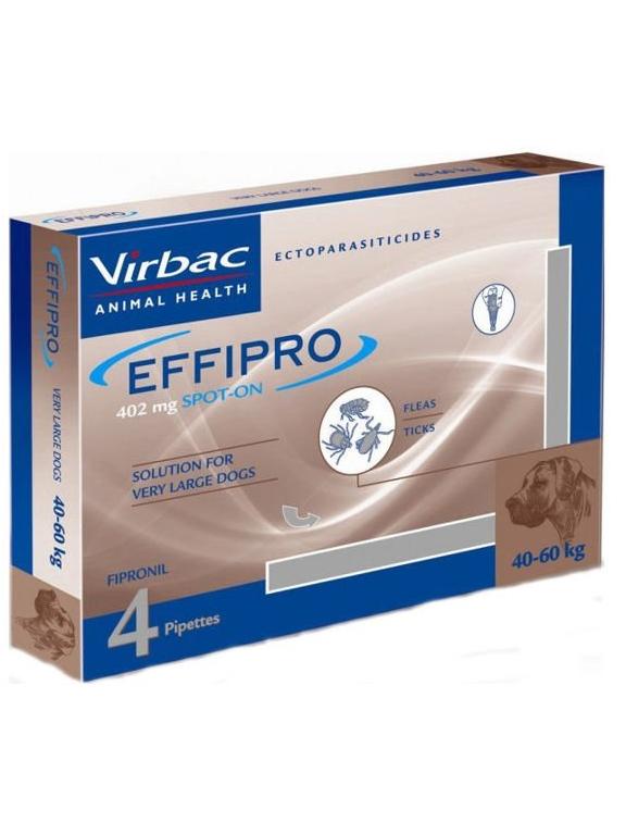 EFFIPRO  Spot-On pies XL 40-60 kg (pipeta 4 x 4,02ml)