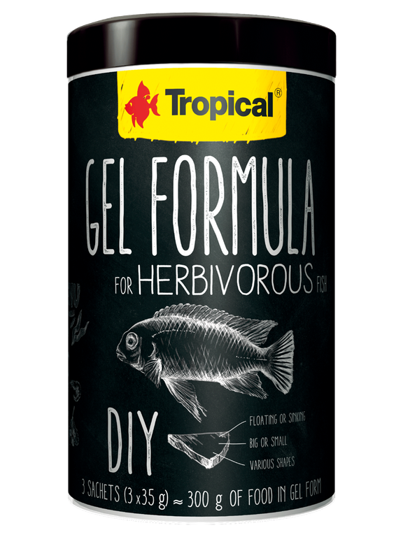 TROPICAL Gel Formula DIY pokarm dla ryb roślinożernych 1000ml