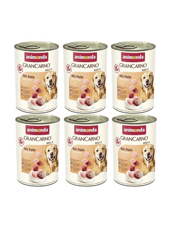 ANIMONDA GranCarno Adult Dog smak:Indyk 6x400g