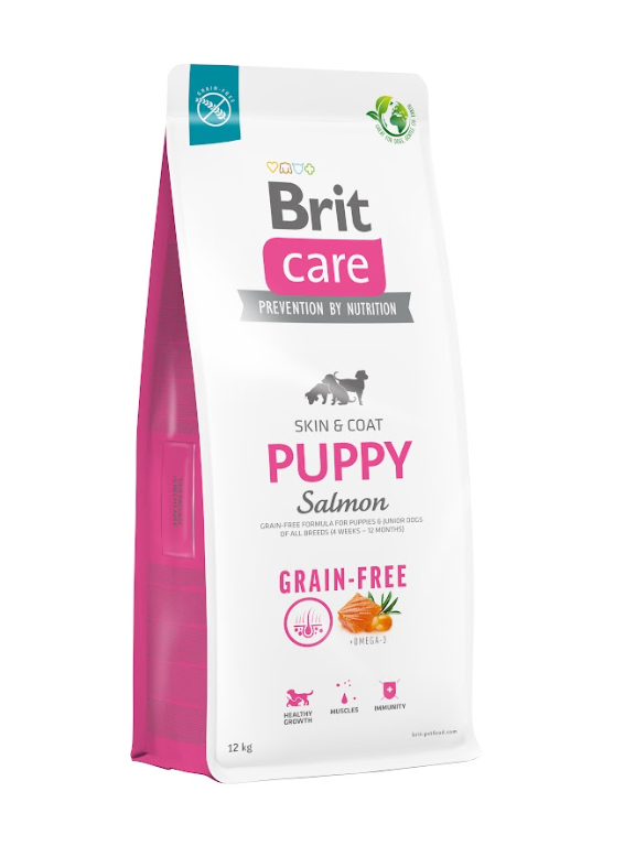 BRIT CARE Dog Grain-free Puppy Salmon 12kg